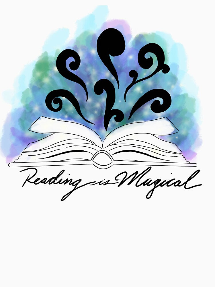 Reading is Magical by EllieBubs T-Shirts, Hoodie, Sweatshirt | BlankRebels.com (Image 3)