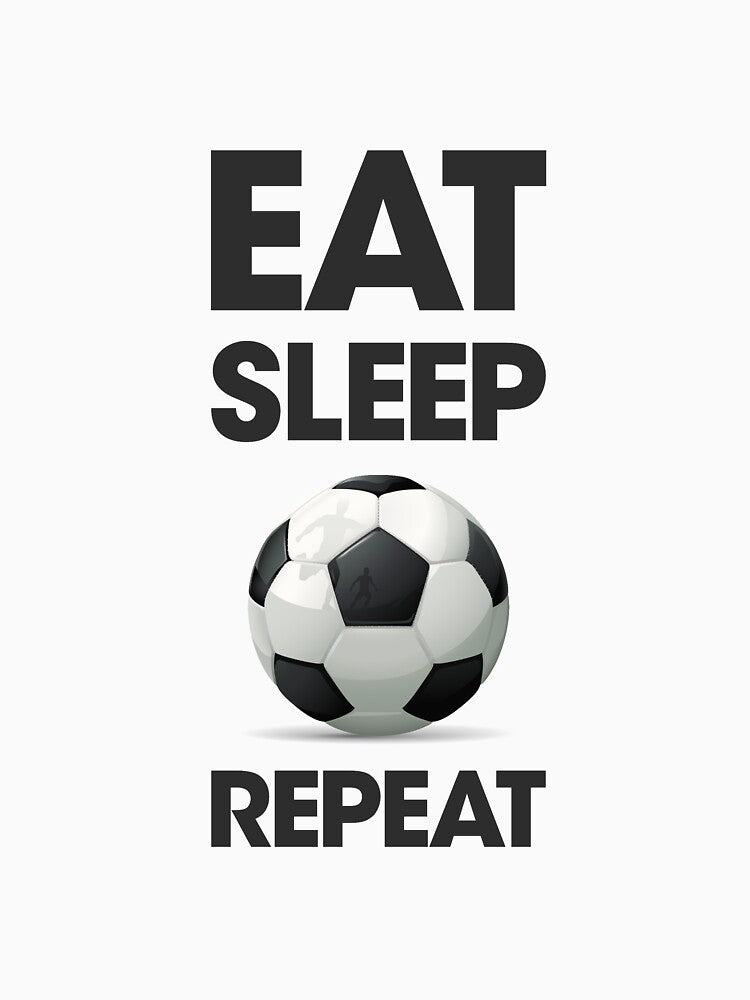 Eat sleep football repeat design, great gift by AMXS-extras