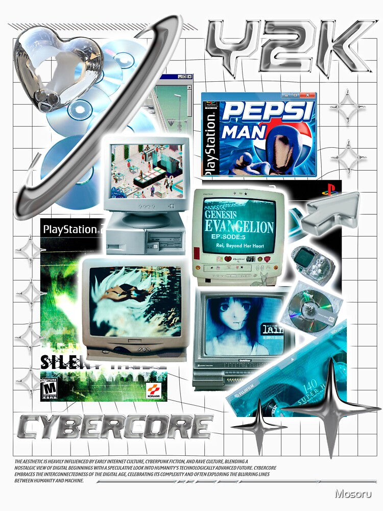 Y2K Cybercore by Mosoru T-Shirts, Hoodie, Sweatshirt | BlankRebels.com (Image 3)