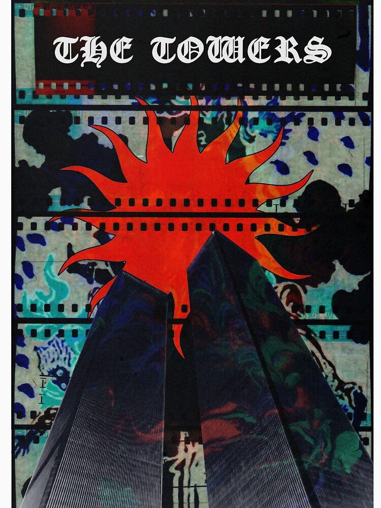 'The Towers' Tarot Card by RebelSandpaper T-Shirts, Hoodie, Sweatshirt | BlankRebels.com (Image 3)