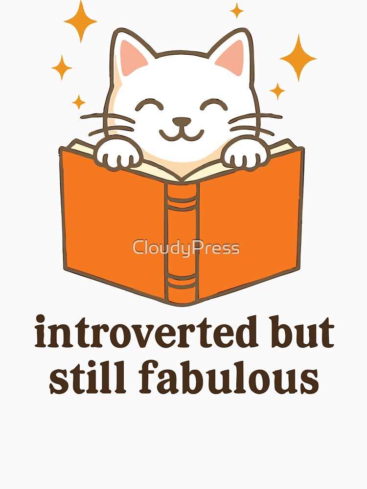 Introverted but still fabulous by CloudyPress T-Shirts, Hoodie, Sweatshirt | BlankRebels.com (Image 3)