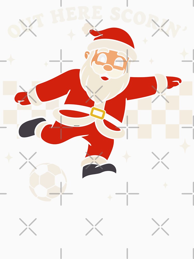 Santa Scorin' Soccer Christmas Vibes by brexastore