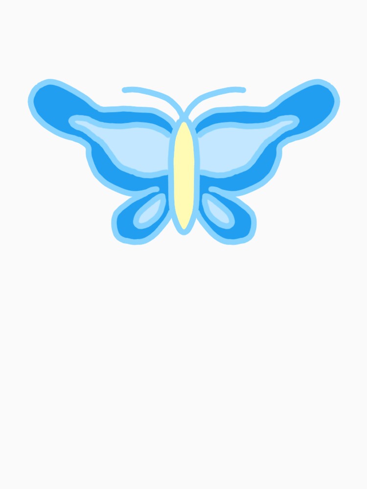 Cute Y2K blue butterfly by MikaBella08 T-Shirts, Hoodie, Sweatshirt | BlankRebels.com (Image 3)