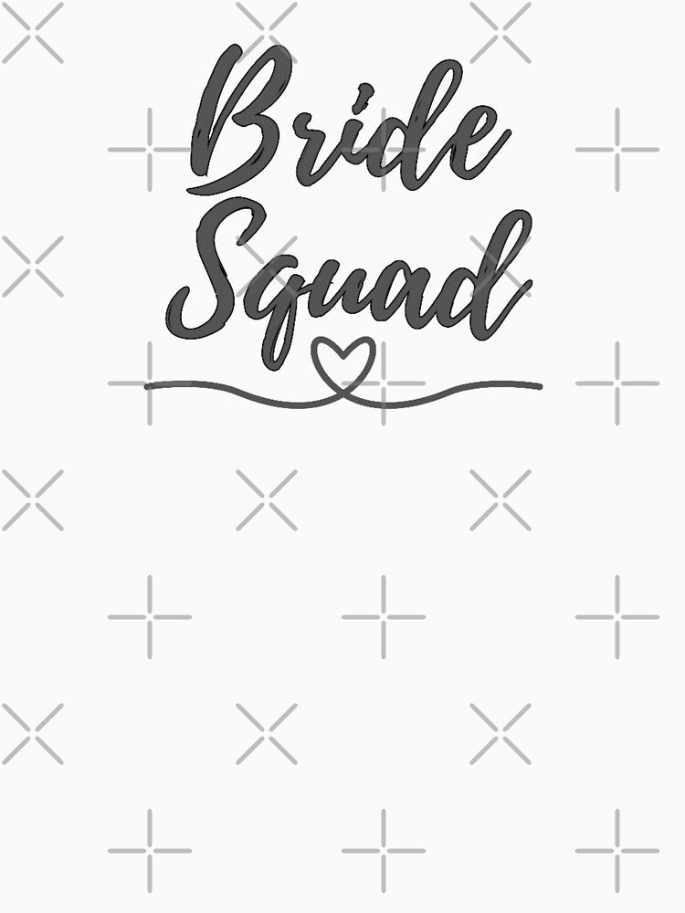 Elegant Wedding Bride Squad by DixieGirlStudio T-Shirts, Hoodie, Sweatshirt | BlankRebels.com (Image 3)