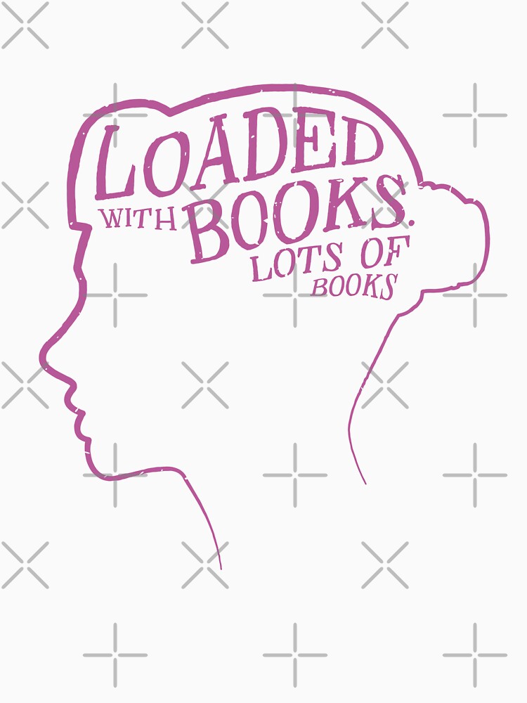 Brain Loaded with Books Clever Bibliophile by Geek Updated T-Shirts, Hoodie, Sweatshirt | BlankRebels.com (Image 3)