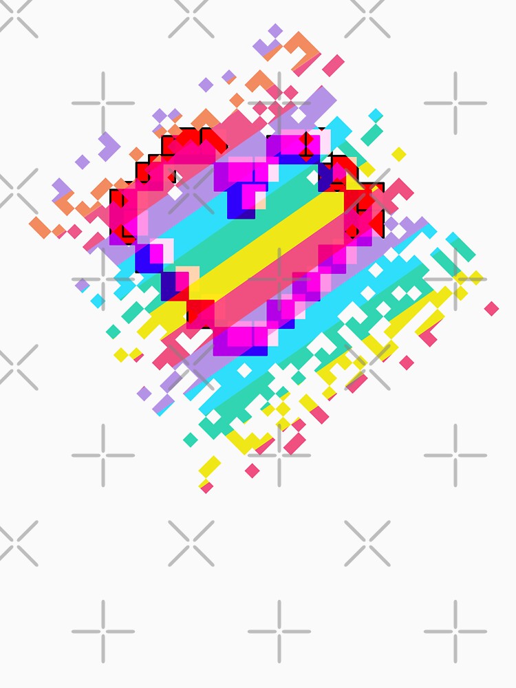 love and pixel by fantasmahappy T-Shirts, Hoodie, Sweatshirt | BlankRebels.com (Image 3)