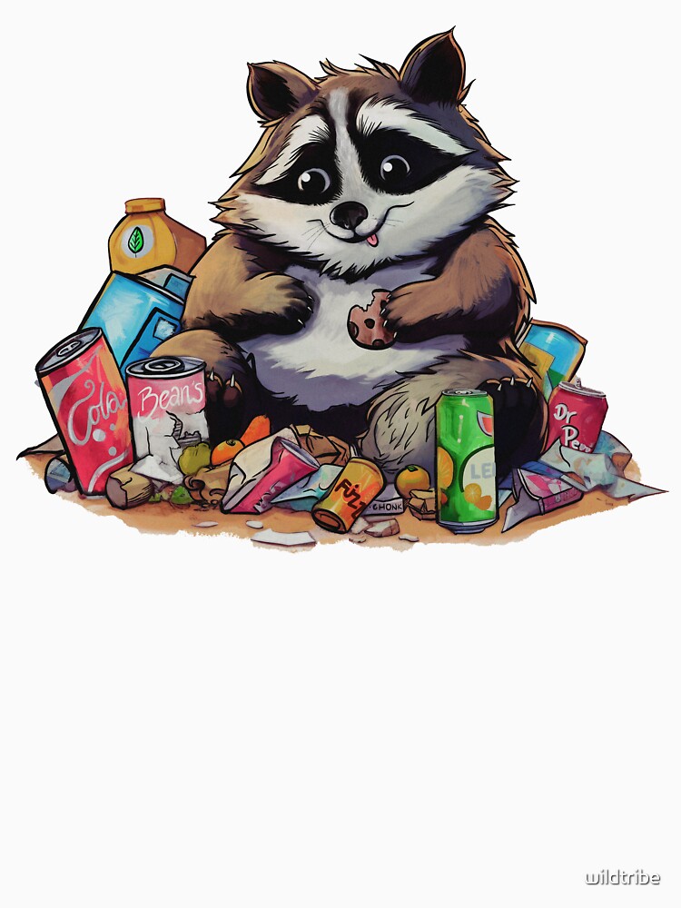Chonky Raccoon by wildtribe T-Shirts, Hoodie, Sweatshirt | BlankRebels.com (Image 3)