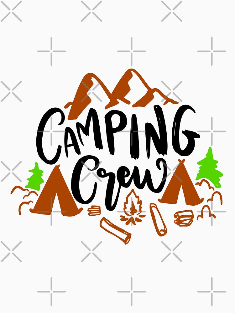 Camping Crew - Black quotes & colored background by jwebmarket T-Shirts, Hoodie, Sweatshirt | BlankRebels.com (Image 3)