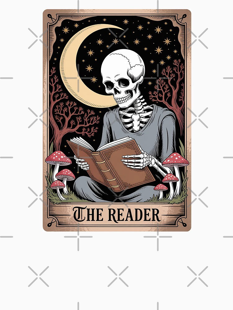 The Reader antique tarot cartomancy – Gothic Book Lover Design by Love Between Pages T-Shirts, Hoodie, Sweatshirt (Image 3)