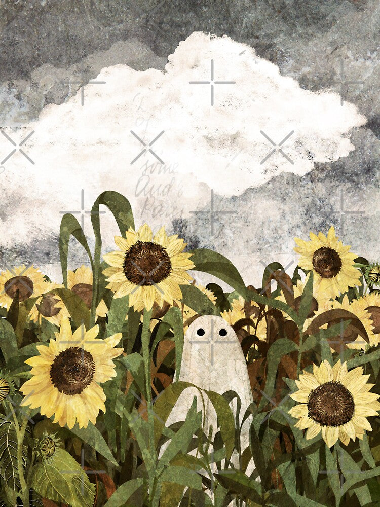 There's A Ghost in the Sunflower Field Again... by katherineblower T-Shirts, Hoodie, Sweatshirt | BlankRebels.com (Image 3)