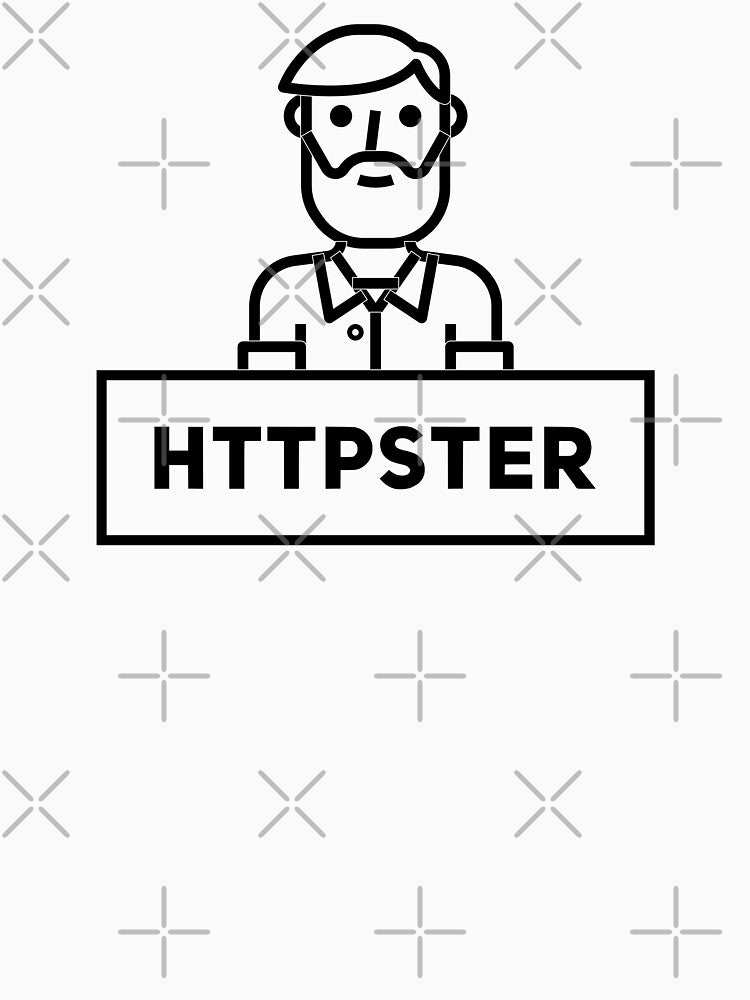 Httpster (black) by Stornu2Ruedas T-Shirts, Hoodie, Sweatshirt | BlankRebels.com (Image 3)