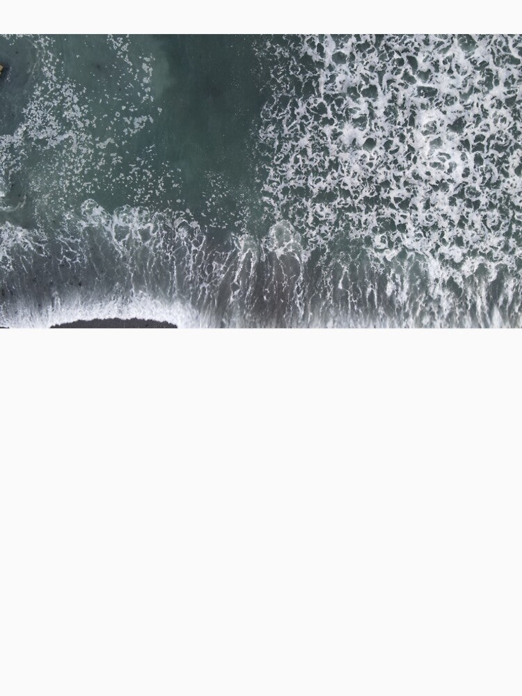 Aerial Ocean Waves Pattern – Drone Photography Coastal Print by Tempraneo Photo T-Shirts, Hoodie, Sweatshirt (Image 2)