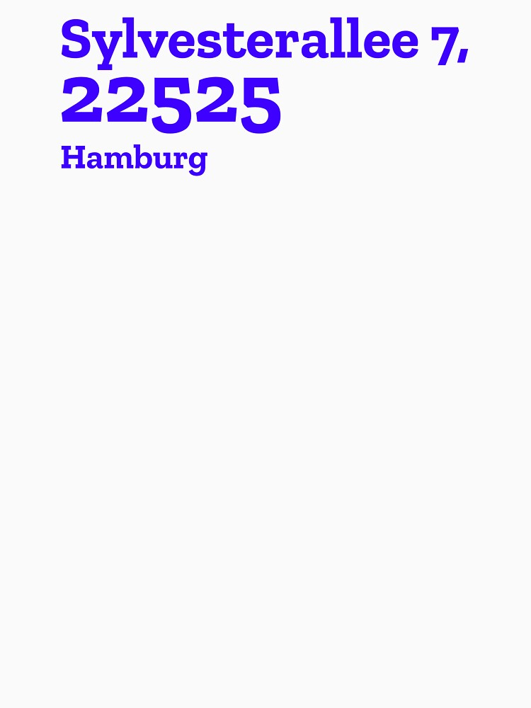 Hamburg Stadium Address by The Chuck Wagon