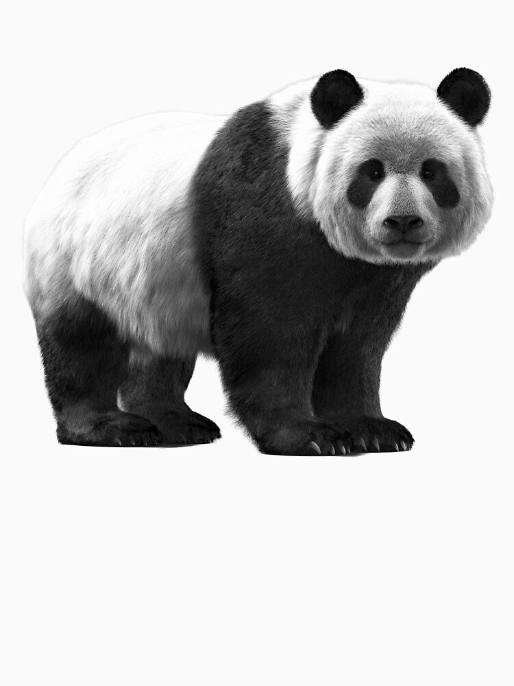 Giant Panda – Black & White Wildlife Portrait by Massimo Righi T-Shirts, Hoodie, Sweatshirt | BlankRebels.com (Image 3)