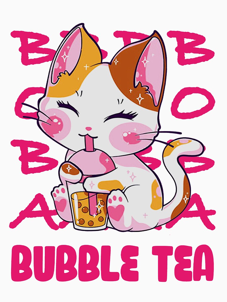 cat boba tea bubble tea anime kawaii.bubble tea, cat, boba, boba tea, tea, cute, kitty, kawaii, bubble, kitten,... (Image 3)