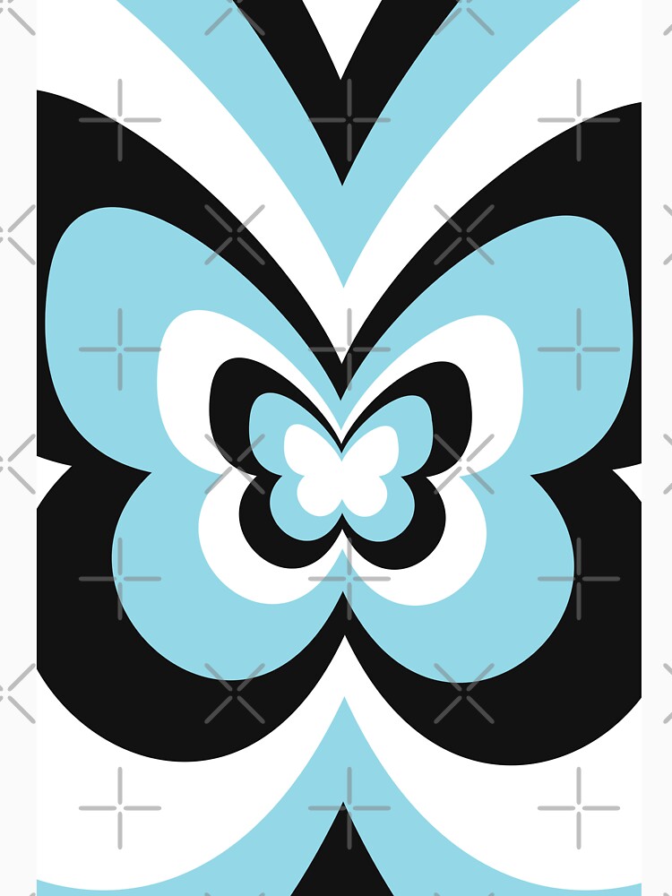 Arctic Blue Butterfly Aesthetic by LinDraws T-Shirts, Hoodie, Sweatshirt | BlankRebels.com (Image 3)