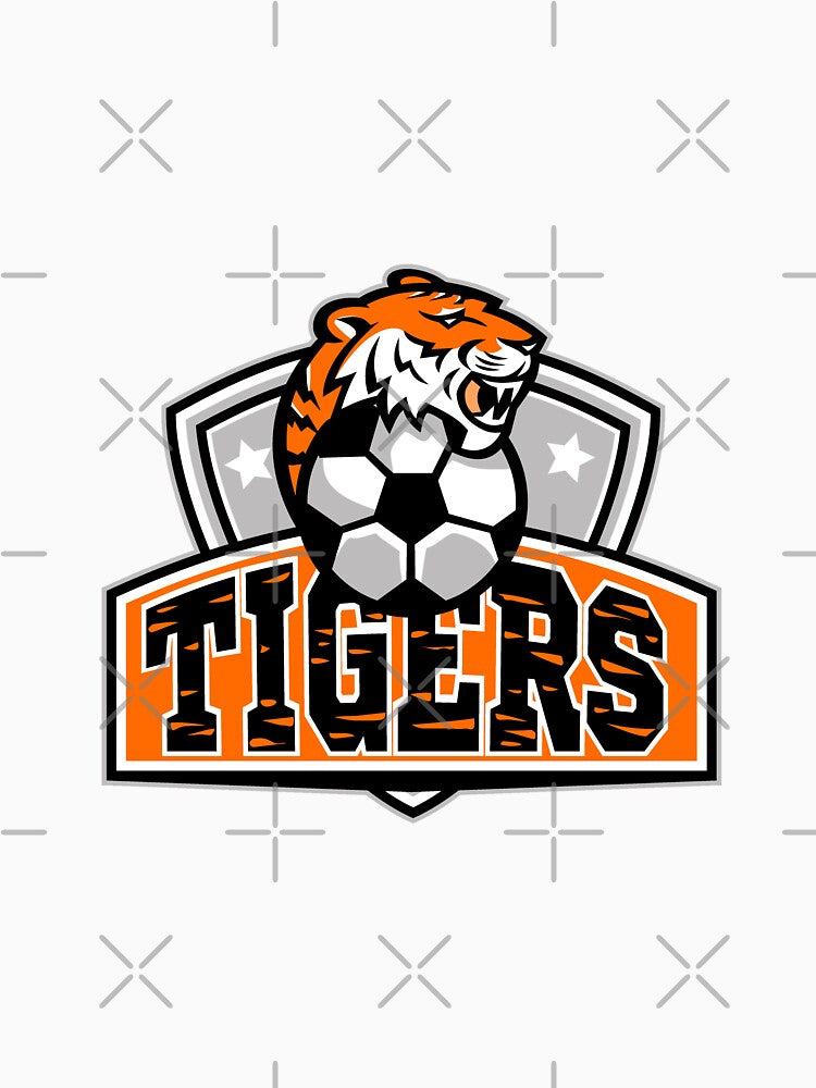 Tiger Soccer Football Ball Crest Mascot by patrimonio