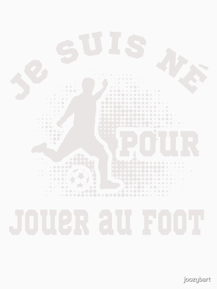 I was born to play football humor sport by joozybart