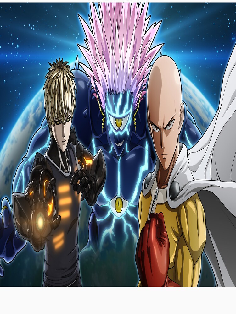 Anime Cosmic Power Trio – Ultimate Battle Aesthetic Art by SSVSTICKERS