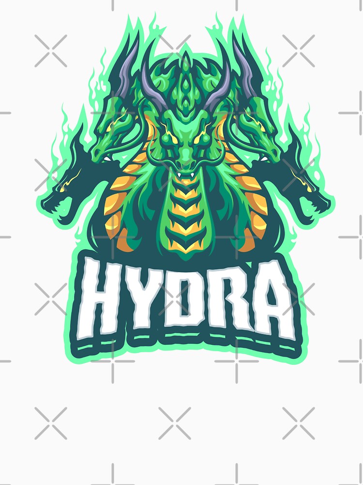 Three Headed Hydra Dragon Mascot by AnimalLover4eva T-Shirts, Hoodie, Sweatshirt | BlankRebels.com (Image 3)