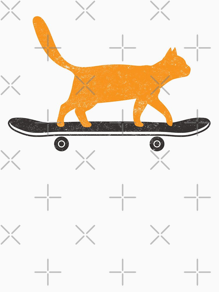 The Skateboard Cat by Blok45 T-Shirts, Hoodie, Sweatshirt | BlankRebels.com (Image 3)