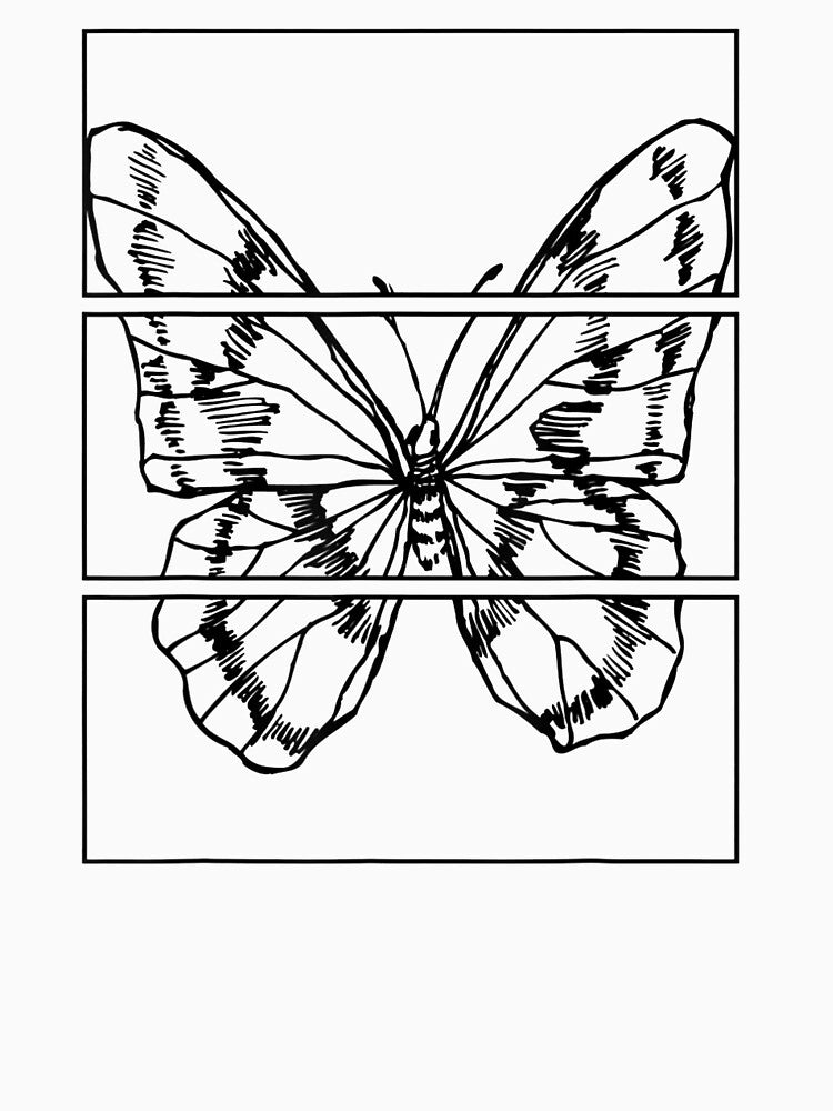 Soft Grunge Emo Aesthetic Butterfly by lydiamoranart T-Shirts, Hoodie, Sweatshirt | BlankRebels.com (Image 3)