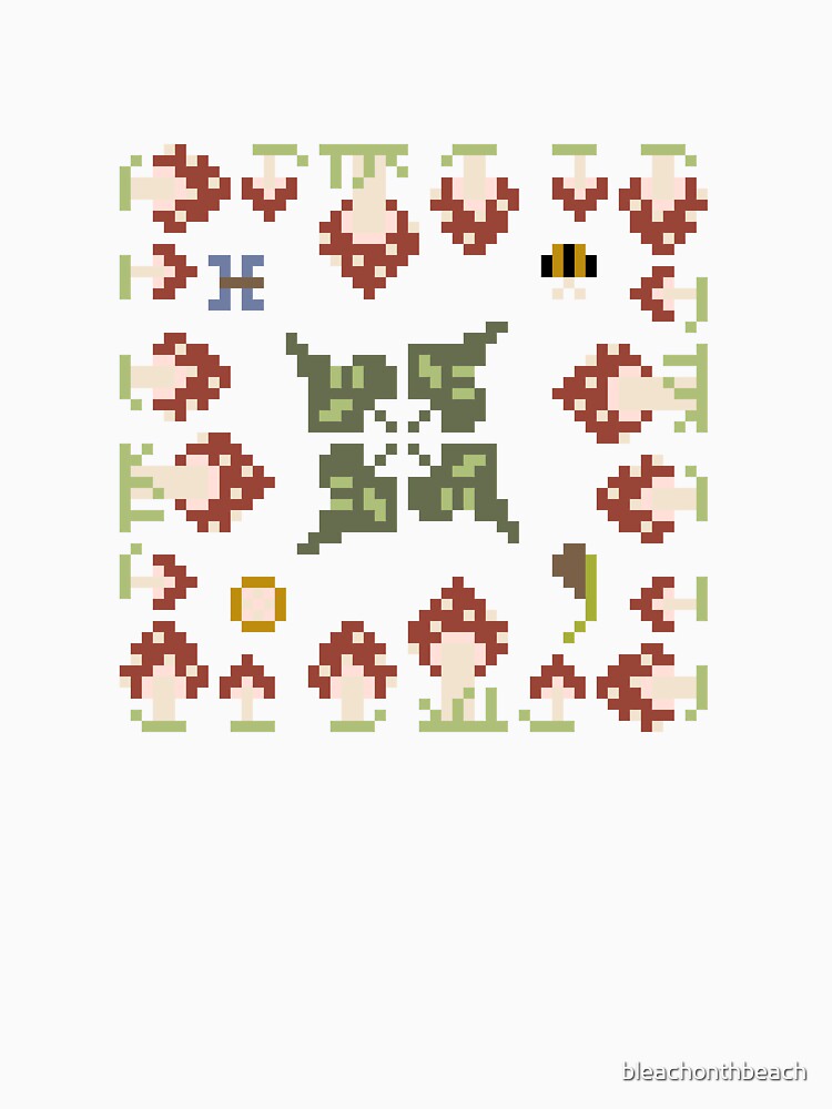 Woodland Square Pixel Art by bleachonthbeach T-Shirts, Hoodie, Sweatshirt | BlankRebels.com (Image 3)