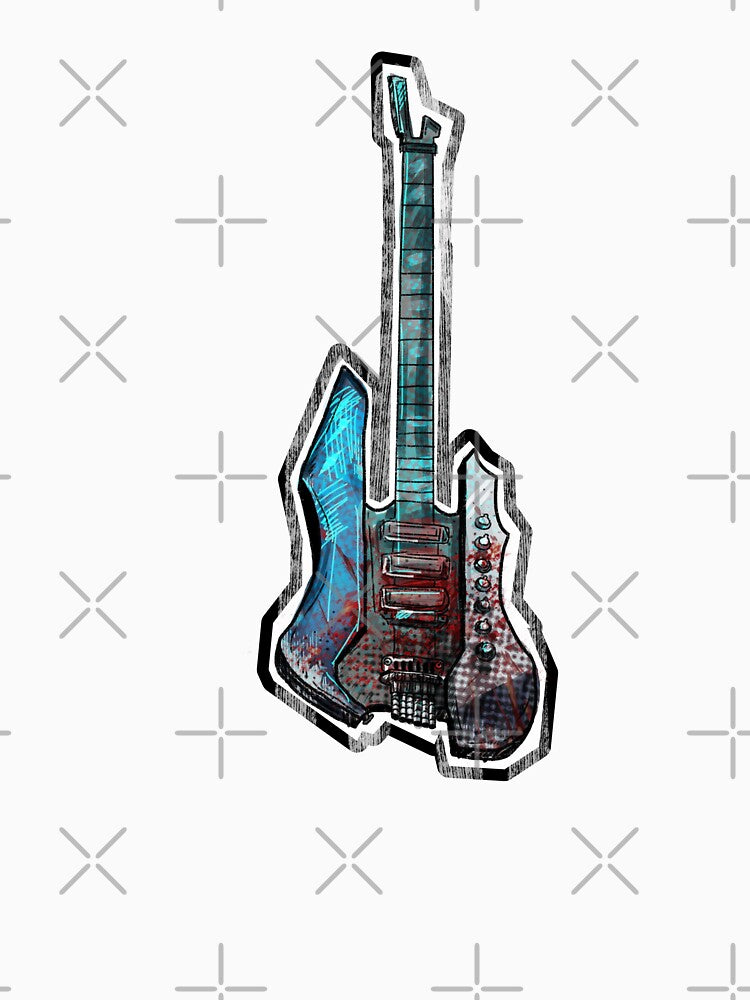 kerry eurodyne guitar by WingedHaru T-Shirts, Hoodie, Sweatshirt | BlankRebels.com (Image 3)