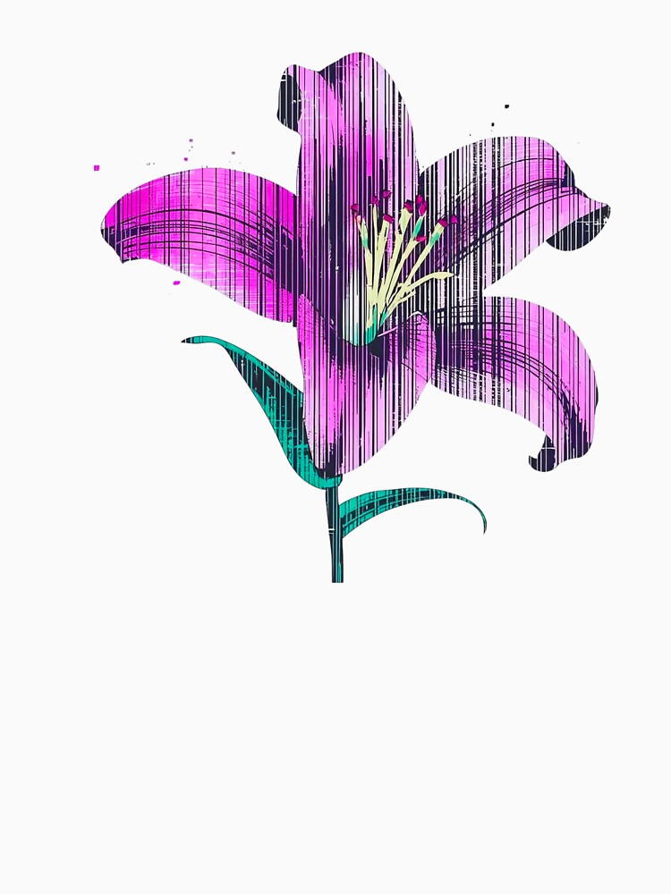 Cyber Lily // Glitch Flora 01 by Manua Originals