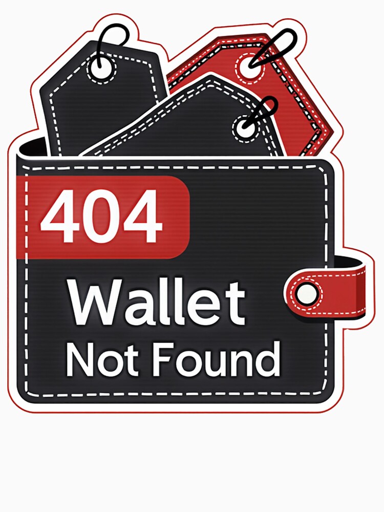 Black Friday 404 Wallet | Developer Shopping Humor | Programmer Sale Gift by Dev Life Designs T-Shirts, Hoodie,... (Image 2)
