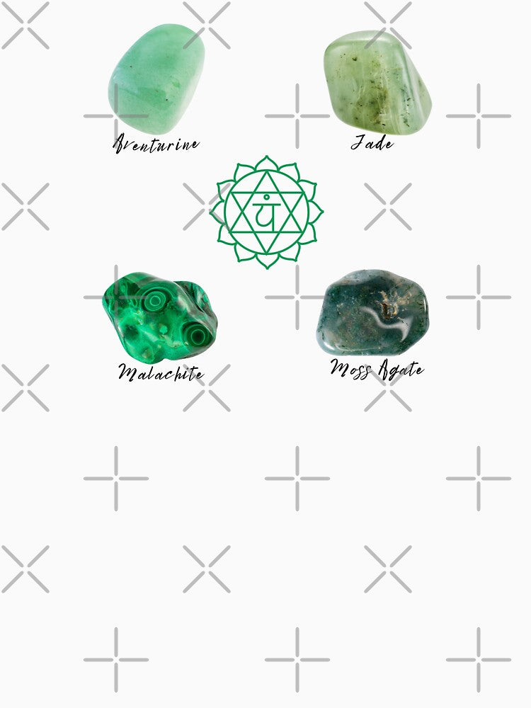Heart Chakra Crystals by mooneko T-Shirts, Hoodie, Sweatshirt | BlankRebels.com (Image 3)