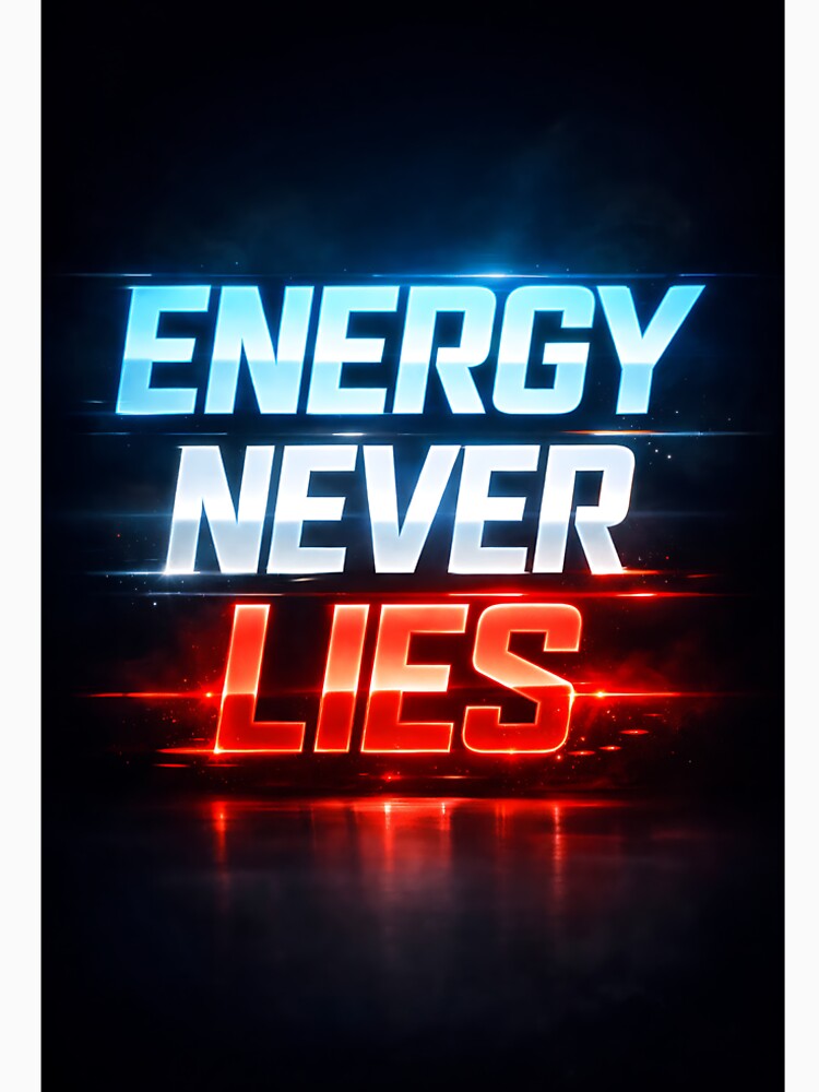 Energy Never Lies – Futuristic Neon Typography Poster by aragorn111 T-Shirts, Hoodie, Sweatshirt | BlankRebels.com (Image 2)