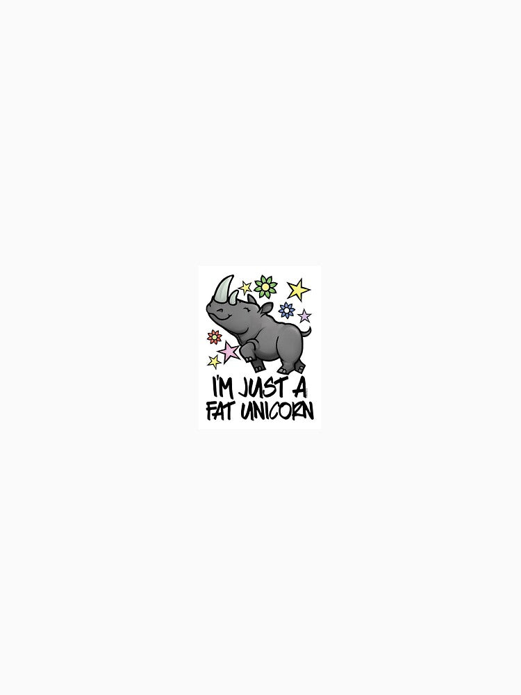 I'm just a fat unicorn by sanaempire T-Shirts, Hoodie, Sweatshirt | BlankRebels.com (Image 3)