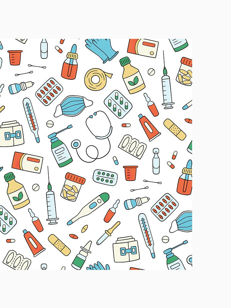 Healthcare Items Pattern by JoycePruit T-Shirts, Hoodie, Sweatshirt | BlankRebels.com (Image 3)