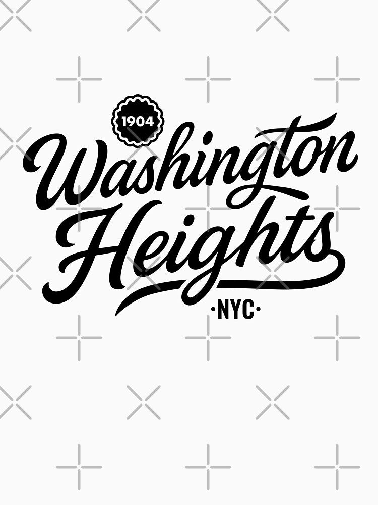 Washington Heights Lettering by Boogosh T-Shirts, Hoodie, Sweatshirt | BlankRebels.com (Image 3)
