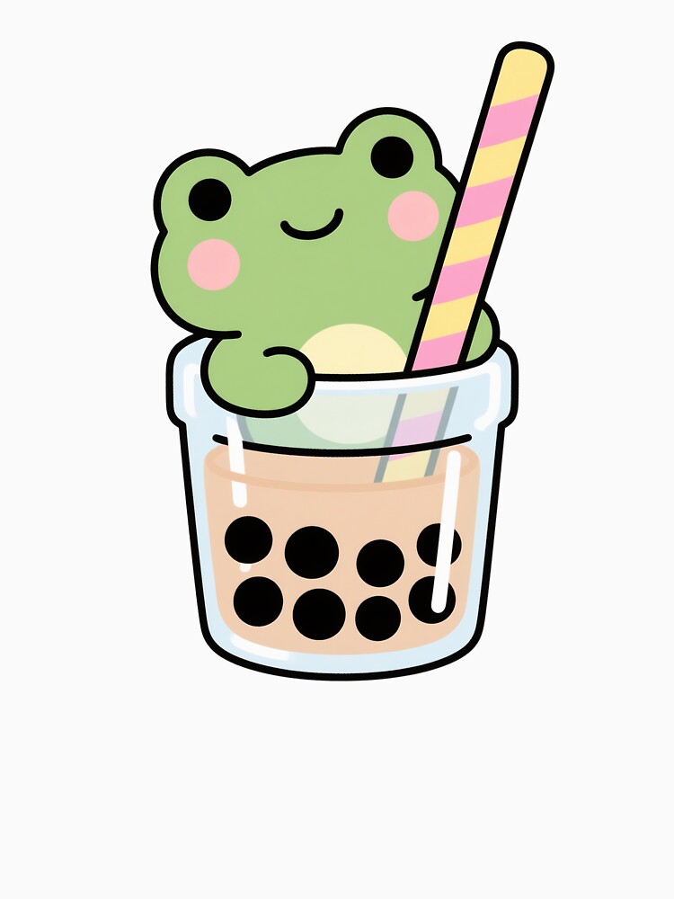 Frog in Boba Cup by 2rose T-Shirts, Hoodie, Sweatshirt | BlankRebels.com (Image 3)