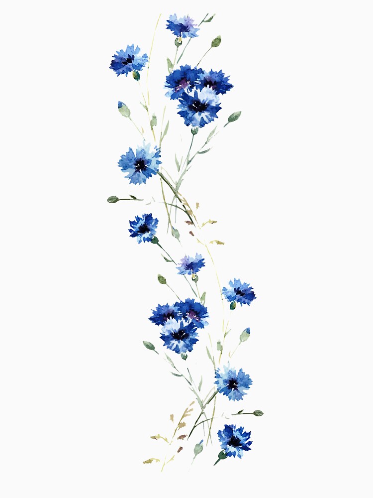 flower illustration by ZanaKirania T-Shirts, Hoodie, Sweatshirt | BlankRebels.com (Image 3)
