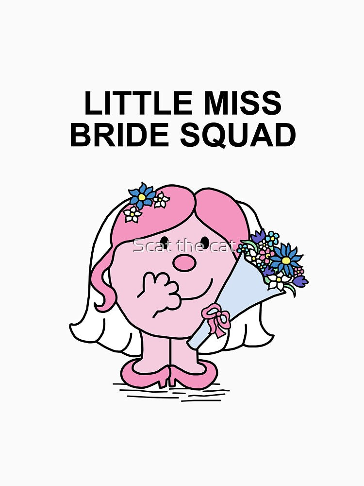 Little Miss Bride Squad by Scat the cat T-Shirts, Hoodie, Sweatshirt | BlankRebels.com (Image 3)