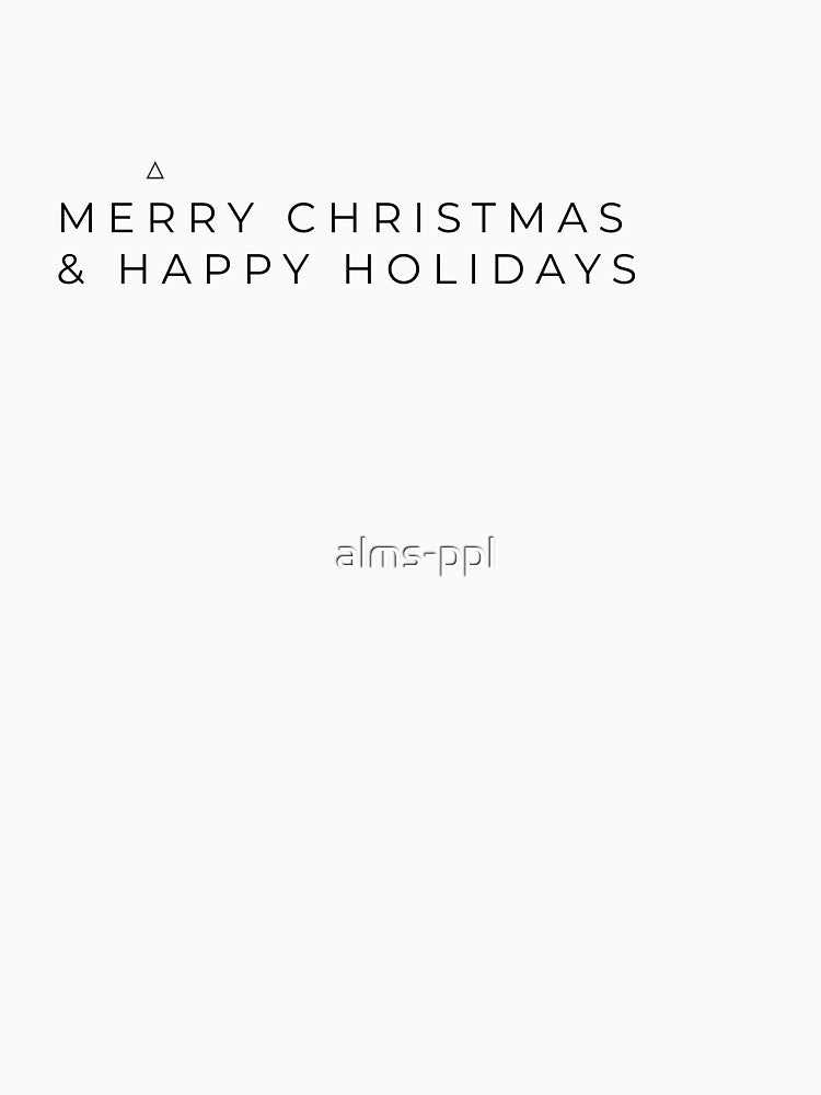 MERRY CHRISTMAS – Minimal Christmas Tree by alms-ppl T-Shirts, Hoodie, Sweatshirt | BlankRebels.com (Image 3)