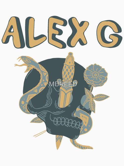 (Sandy) Alex G Blue Skull by MBREED