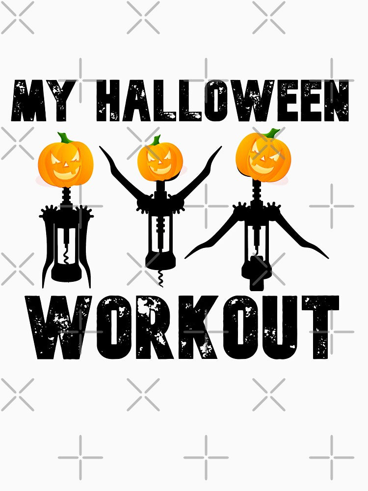 My Halloween Wine Workout by DiensDesign T-Shirts, Hoodie, Sweatshirt | BlankRebels.com (Image 3)