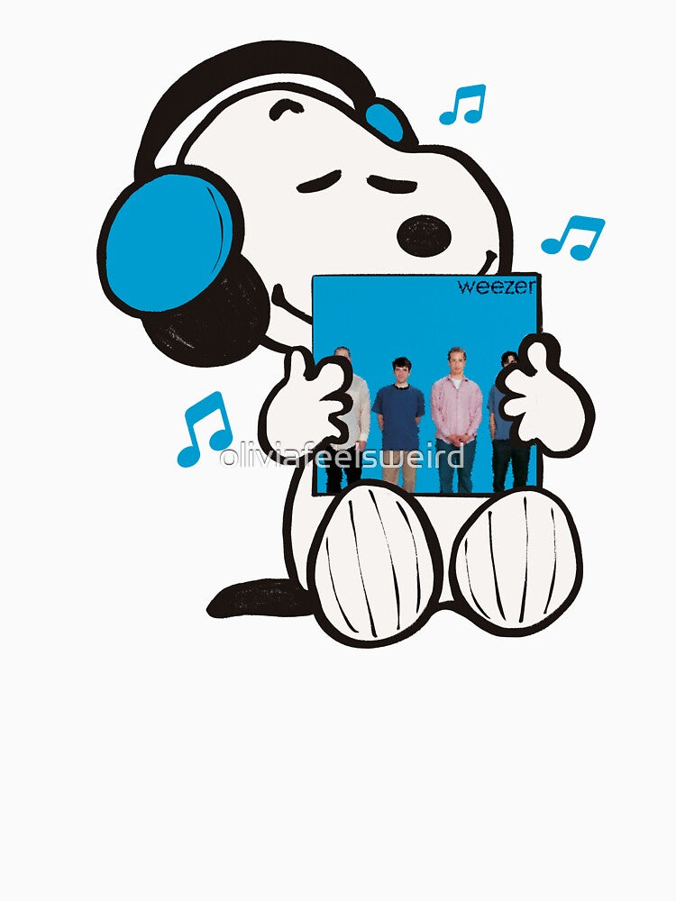snoop listening to weezer! by oliviafeelsweird T-Shirts, Hoodie, Sweatshirt | BlankRebels.com (Image 3)