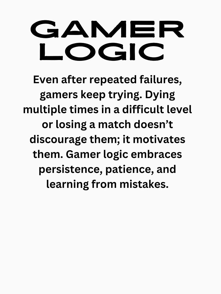 Gamer Logic – Relatable Gaming by Rasheedaholik T-Shirts, Hoodie, Sweatshirt | BlankRebels.com (Image 3)