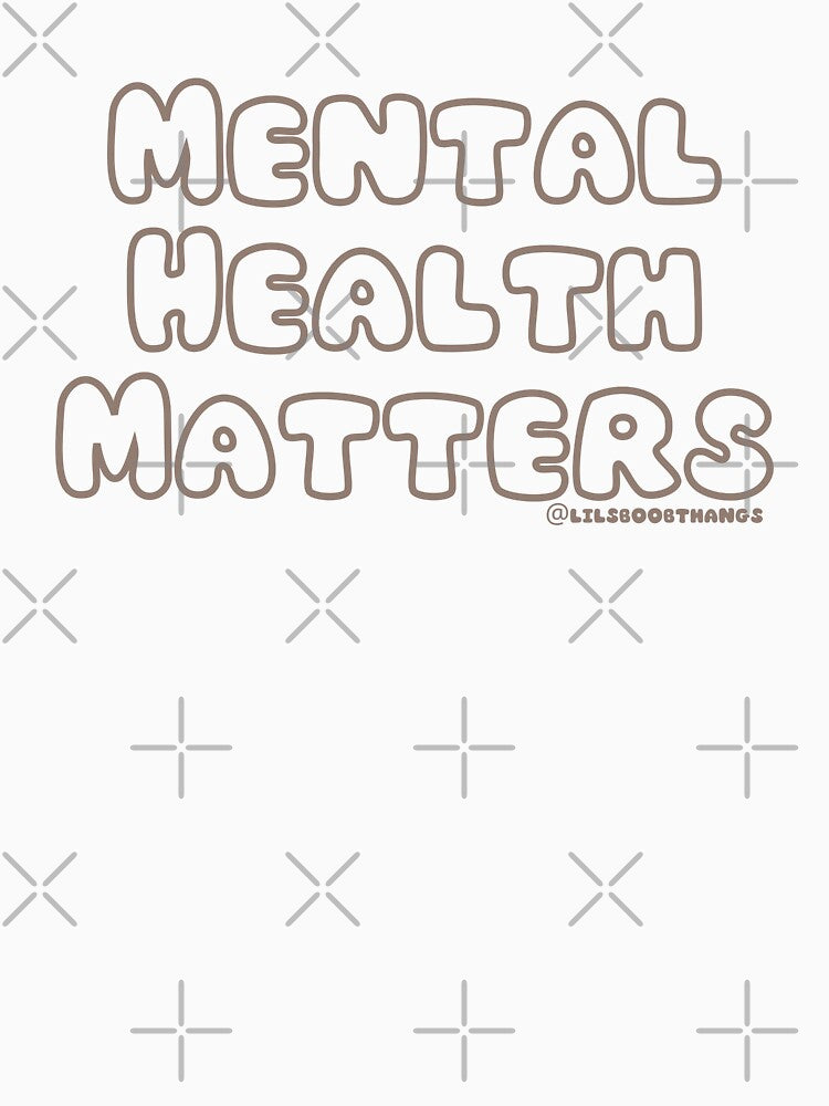Mental Health Matters., v4e, light brown | @lilsboobthangs by lilsboobthangs T-Shirts, Hoodie, Sweatshirt (Image 3)