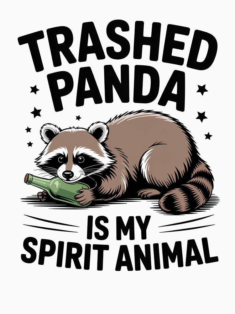 Trashed Panda Is My Spirit Animal Racoon by StephenDDArt T-Shirts, Hoodie, Sweatshirt | BlankRebels.com (Image 3)