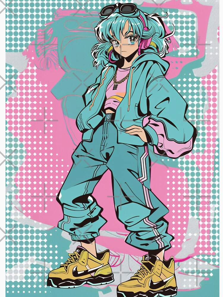 VINTAGE anime girl 90's designer by JeffyThePuppet T-Shirts, Hoodie, Sweatshirt | BlankRebels.com (Image 3)