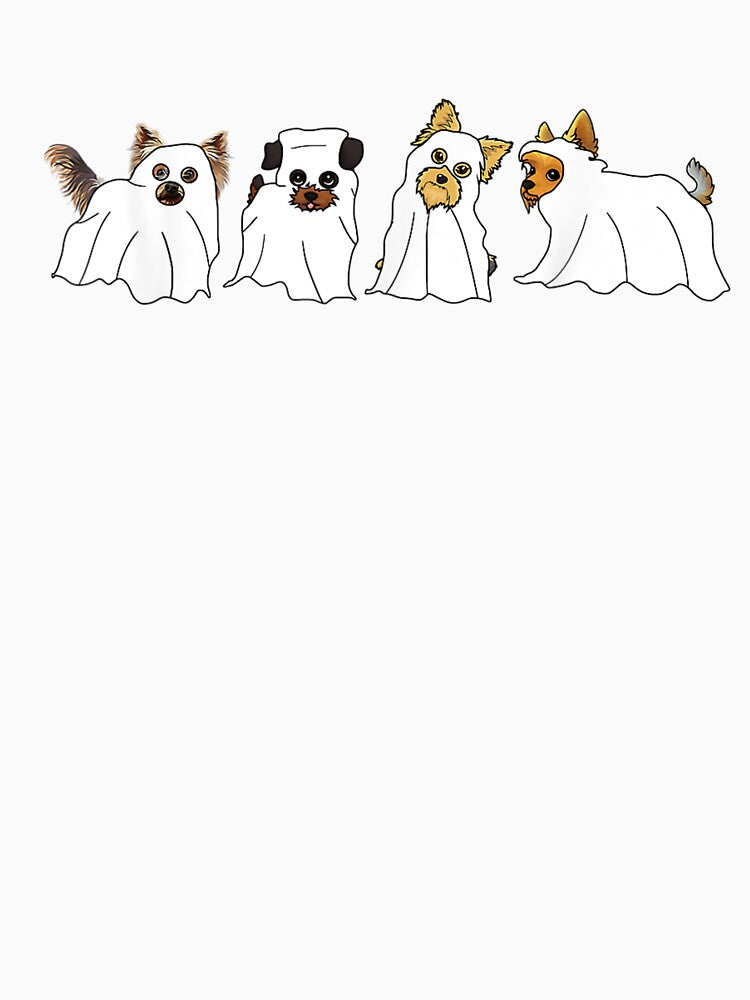 Boo Yorkie Ghost Dog Pet Animal Halloween Costume by Spencerhowar T-Shirts, Hoodie, Sweatshirt | BlankRebels.com (Image 3)