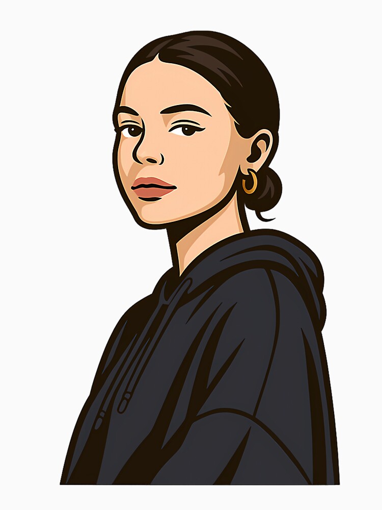 Nina Chuba  Minimalist Streetwear Portrait Art by gazampmacaah T-Shirts, Hoodie, Sweatshirt | BlankRebels.com (Image 3)