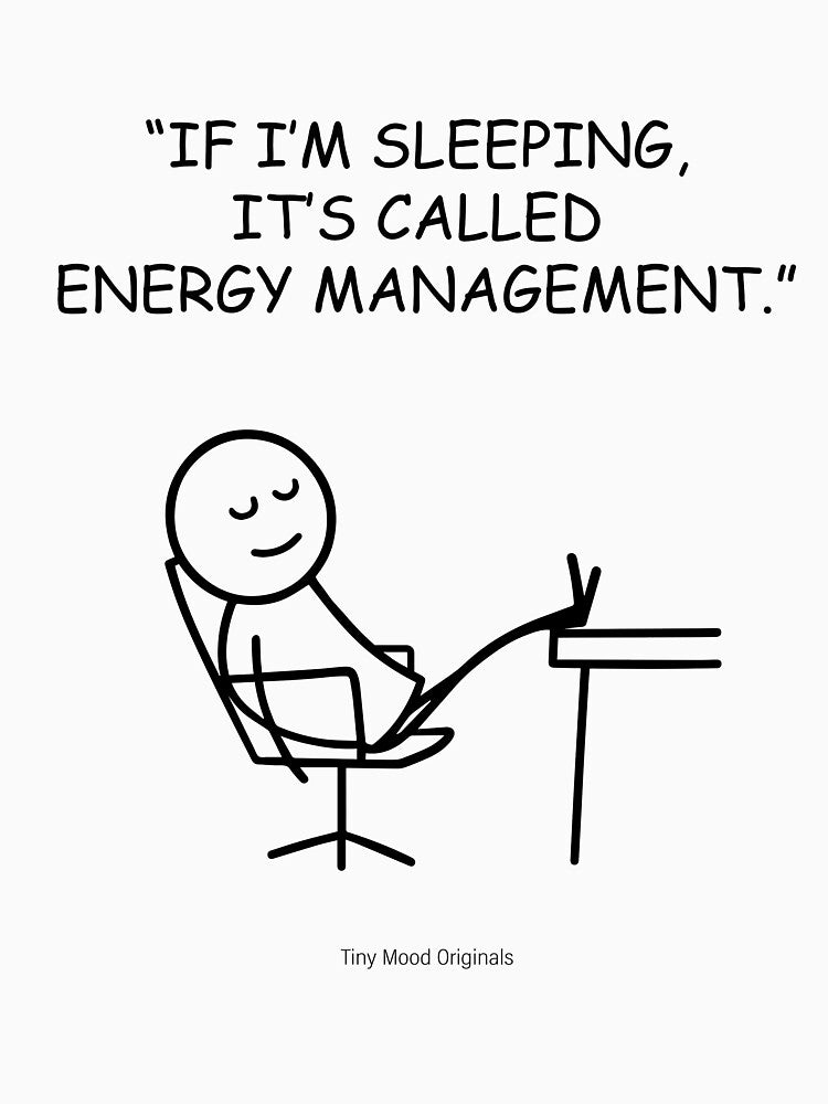 Minimalist Stick Figure Sleeping at Desk – Funny Office Wall Art by eivicraft T-Shirts, Hoodie, Sweatshirt (Image 3)
