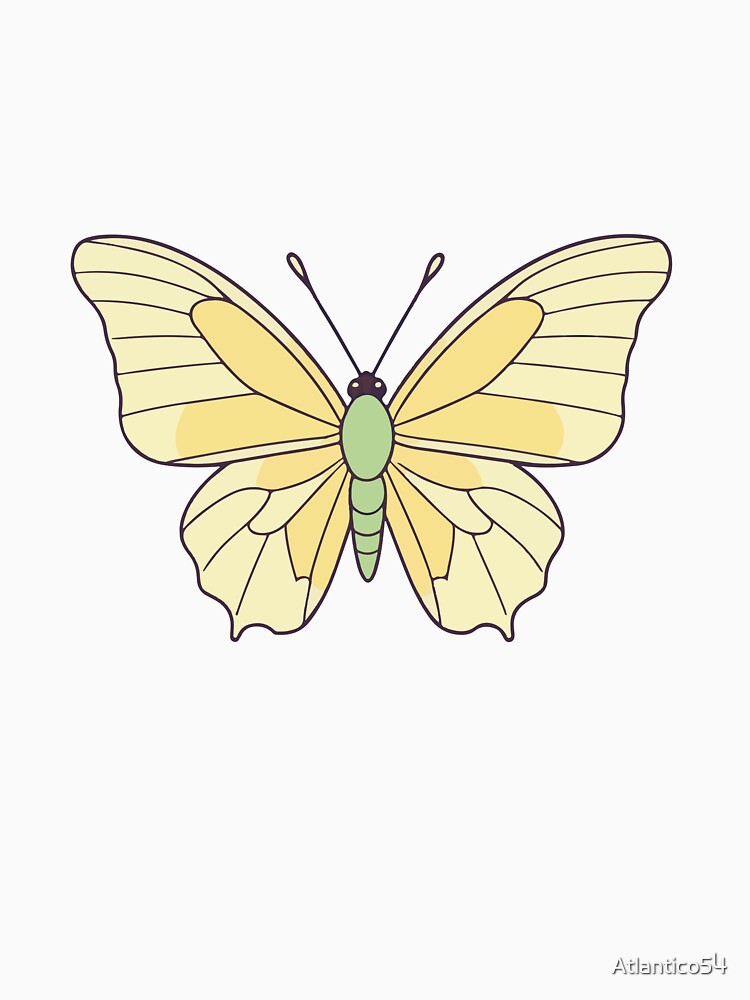 Cute Yellow And Green Butterfly by Atlantico54 T-Shirts, Hoodie, Sweatshirt | BlankRebels.com (Image 3)